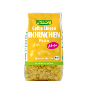 PASTA CUERNITOS LENTEJA AMARILLA 300 GR
