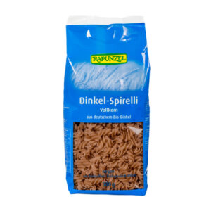 PASTA ESPIRALES ESPELTA INTEGRAL 500 GR