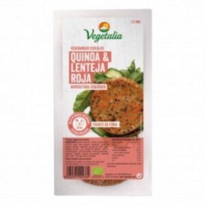 VEGEBURGER QUINUA LENTEJA ROJA 2X80 GR